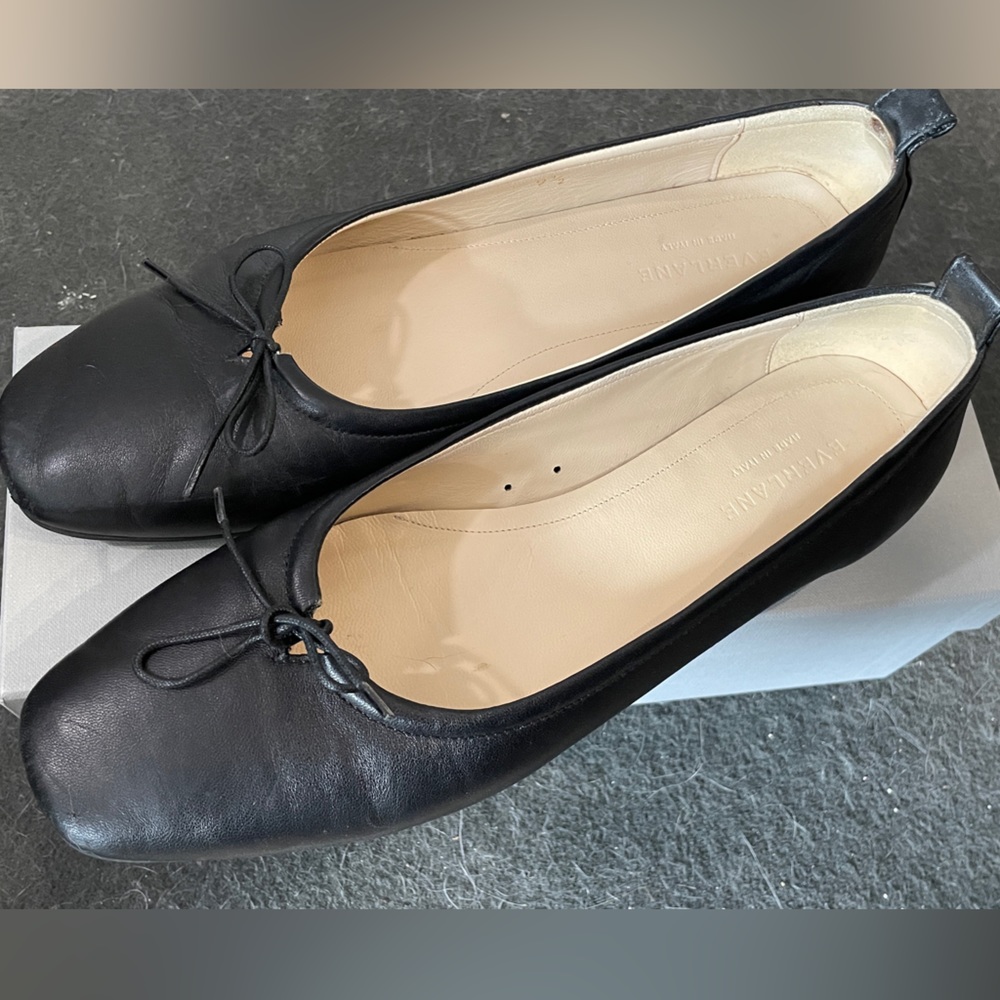 Everlane Black Leather Day Ballet flat - 9.5